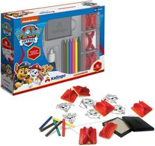 Carimbos Patrulha Canina Com Giz De Cera para Colorir Xalingo Carimbos Patrulha Canina Com Giz De Cera para Colorir Xalingo