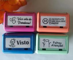 Carimbos Pedagógicos para Professores - Trodat 3911 - kit com 4 unidades Carimbos Pedagógicos para Professores - Trodat 3911 - kit com 4 unidades