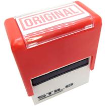 Carimbos stilo 20 - original - estojo e tinta vermelho