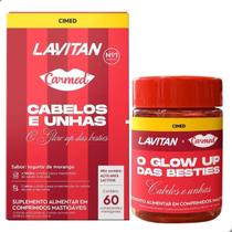Carmed Cebelos e Unhas Glow Up Biotina 60 Comprimidos Lavitan Carmed Cebelos e Unhas Glow Up Biotina 60 Comprimidos Lavitan