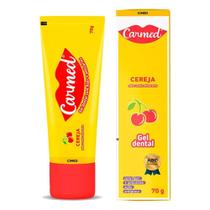 Carmed gel dental sabor cereja com flúor com 70g
