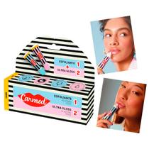 Carmed Kit SOS Lábios Esfoliante e Ultra Gloss Brilho Hidratante Labial Aroma Algodão Doce 10g Cimed