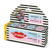 Carmed SOS Algodão Doce Esfoliante 10g + Ultra Gloss 10g - CIMED Carmed SOS Algodão Doce Esfoliante 10g + Ultra Gloss 10g - CIMED