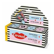 Carmed SOS Hidratante Labial Algodão Doce Esfoliante 10g + Ultra Gloss 10g Carmed SOS Hidratante Labial Algodão Doce Esfoliante 10g + Ultra Gloss 10g
