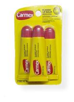 Carmex Bisnaga Protetor Labial Madicated Kit Com 3