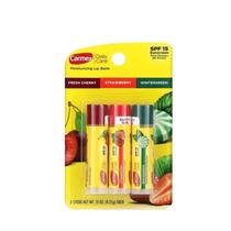 Carmex Lip Balm com Sabores em Bastão kit com 3 SPF 15 Carmex Lip Balm com Sabores em Bastão kit com 3 SPF 15