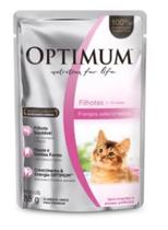 Carne Gato Optimum Sache 85G Filhote Frango