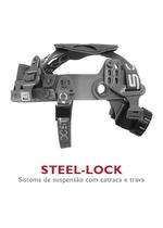 Carneira para Capacete (Suspensão) Tipo Catraca Steell-Lock Steelflex