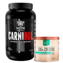 Carnibol - 907g - Darkness + 100% Creatina - 300g - Nutrify