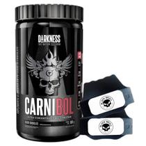 Carnibol Isolado Hidro 900g Chocolate Luva BlackSkul Darknes