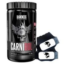 Carnibol Isolado Hidro 900G Chocolate Luva Caveira Darkness