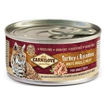 CARNILOVE Cat Can Turkey e Reindeer 100g Validade 14/07/2028 CARNILOVE Cat Can Turkey e Reindeer 100g Validade 14/07/2028
