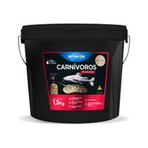 Carnivoro fundo balde 1,3 kg para peixes carnívoros que habitam o fundo