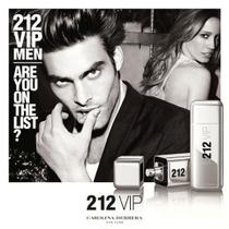 Carolina herrera 212 vip masculino eau de toilette 200ml