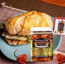 Carolina Reaper In Natura Curtida No Azeite - Vidro 150 Ml