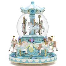 Carousel Music Box Snow Globe Mr.Winder Sempre comigo