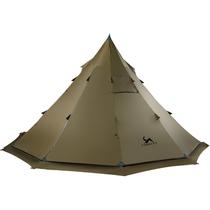 Carpa Calefactable Tipi Teepee TOMOUNT para 2-4 Personas, 4 Estaciones