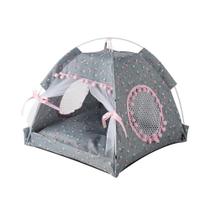Carpa cama para mascotas Selena con malla de encaje transpirable para gatos y perros