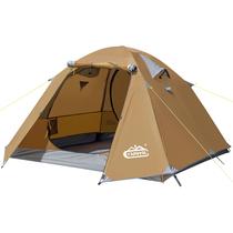 Carpa Camppal para 2-3 Personas, Impermeable, 4 Estaciones para Camping Carpa Camppal para 2-3 Personas, Impermeable, 4 Estaciones para Camping