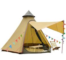 Carpa de Camping Vidalido Cúpula para 5-6 Personas, Impermeable para 4 Estaciones