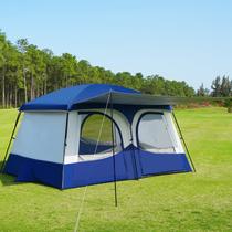 Carpa de Camping Vidalido para 6-8 Personas con Vestíbulo Extendido Impermeable