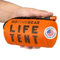 Carpa de Emergencia Go Time Gear Mylar para Supervivencia, para 2 Personas, Color Naranja Carpa de Emergencia Go Time Gear Mylar para Supervivencia, para 2 Personas, Color Naranja