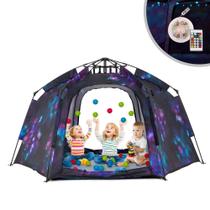 Carpa de Juego Infantil Porayhut Portátil Hexagonal con Luces LED Carpa de Juego Infantil Porayhut Portátil Hexagonal con Luces LED