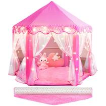 Carpa de Juego Wilwolfer Castillo de Princesa Unicornio Hada para Niñas +3
