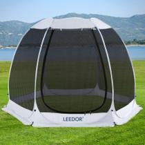 Carpa de Pantalla LEEDOR Pop Up para 4-6 Personas con Mosquitero 3x3m Carpa de Pantalla LEEDOR Pop Up para 4-6 Personas con Mosquitero 3x3m