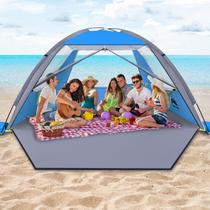 Carpa de Playa Happy Travel con Protección UV UPF 50+ para 6 Personas Carpa de Playa Happy Travel con Protección UV UPF 50+ para 6 Personas