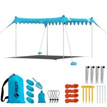 Carpa de Playa VILLEY Refugio Solar UPF50+ 3.35x3 m con Accesorios
