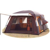Carpa Extra Grande KTT para 12 Personas, 2 Habitaciones, 3 Puertas, Impermeable Carpa Extra Grande KTT para 12 Personas, 2 Habitaciones, 3 Puertas, Impermeable