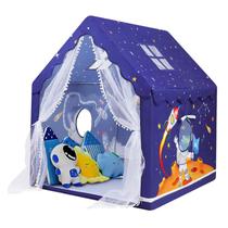 Carpa infantil azul con estampado del espacio para niños pequeños, para niños Carpa infantil azul con estampado del espacio para niños pequeños, para niños