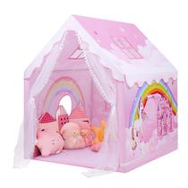 Carpa Infantil para Jugar con Motivos de Princesa Rosa, Grande y Plegable Carpa Infantil para Jugar con Motivos de Princesa Rosa, Grande y Plegable