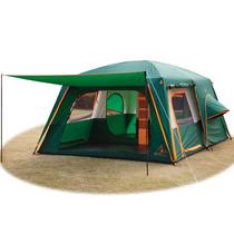 Carpa KTT Extra Grande para 12 Personas 4.3x3x2.1m 2 Habitaciones Impermeable Carpa KTT Extra Grande para 12 Personas 4.3x3x2.1m 2 Habitaciones Impermeable
