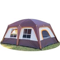 Carpa KTT Extra Grande para 8-10 Personas, 2 Habitaciones, 3 Puertas, 3 Ventanas Carpa KTT Extra Grande para 8-10 Personas, 2 Habitaciones, 3 Puertas, 3 Ventanas