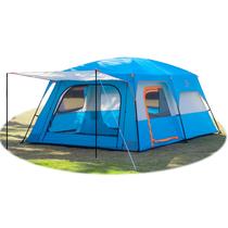 Carpa KTT extragrande para 12 personas con 2 habitaciones, 3 puertas y 3 ventanas Carpa KTT extragrande para 12 personas con 2 habitaciones, 3 puertas y 3 ventanas