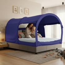 Carpa para Cama LEEDOR Dream Tents Dosel Tamaño Full Azul Marino Carpa para Cama LEEDOR Dream Tents Dosel Tamaño Full Azul Marino