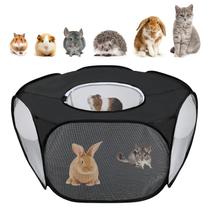 Carpa Plegable para Animales Pequeños Rypet con Cubierta Negra Carpa Plegable para Animales Pequeños Rypet con Cubierta Negra