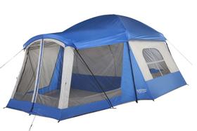 Carpa Wenzel Klondike para 8 Personas Azul con Cuarto Convertible de Mosquitero