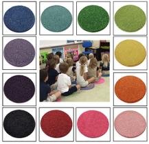 Carpet Circle Seats Children's Choice Rainbow 18" Round