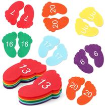 Carpet Feet Spots Outus para o chão da sala de aula (48 peças)