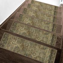 Carpet Stair Treads sarben Non Slip 7 peças 8x30 cm para degraus de madeira