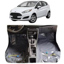 Carpete Assoalho Vinil ford Fiesta Hatch sedan 2004 a 2019