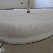 Carpete Felpudo Branco Liso 200x140 Sala e Quarto - CLASSICA