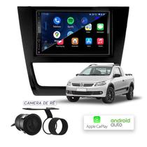 CarPlay e Android Auto Saveiro G5 Com TV