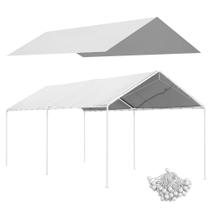 Carport Canopy Outsunny 305x118cm resistente a UV e água