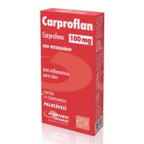 Carproflan 100mg Agener União 10 Comprimidos Antiinflamatório para Cães de Grande Porte Carproflan 100mg Agener União 10 Comprimidos Antiinflamatório para Cães de Grande Porte