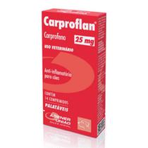 Carproflan Anti-inflamatório e Analgésico para Cães 25mg Agener 14 Comprimidos