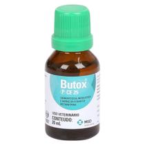 Carrapaticida e Sarnicida Butox MSD 20ml Carrapaticida e Sarnicida Butox MSD 20ml